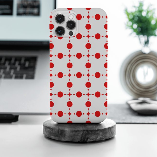Red Polka Dots, Polka Dot Pattern, Dots, Dotted Case-Mate iPhone Case (Creator Uploaded)