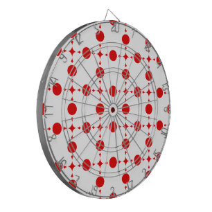 Red Polka Dots, Polka Dot Pattern, Dots, Dotted Dart Board