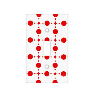 Red Polka Dots, Polka Dot Pattern, Dots, Dotted Light Switch Cover