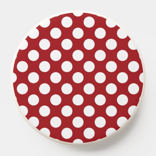 Red Polka Dots Polka Dot Pattern Dots Dotted PopSocket