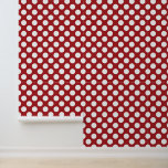 Red Polka Dots, Polka Dot Pattern, Dots, Dotted Wallpaper<br><div class="desc">Cute, fun and adorable polka dot pattern in red and white color. Modern and trendy gift, perfect for the polka dots lover in your life.</div>