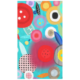 Red Polka Dots Table cloth