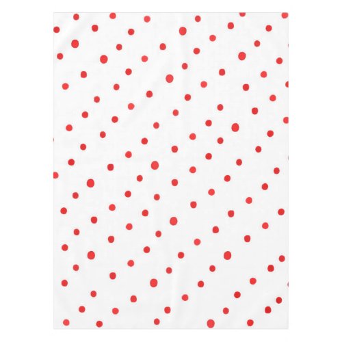 Red Polka Dots Table cloth
