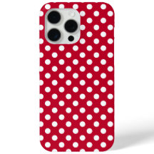 Red + Polka White Dots