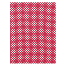 Red + Polka White Dots