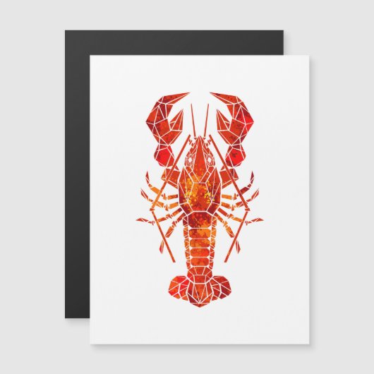 Red polygonal lobster (Front/Back)