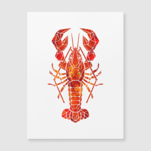 Red polygonal lobster