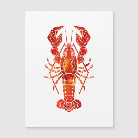 Red polygonal lobster (Front)