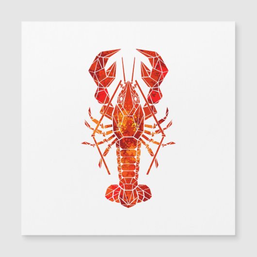 Red polygonal lobster (Front)