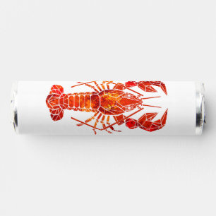 Red polygonal lobster breath savers® mints