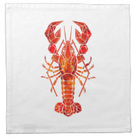 Red polygonal lobster