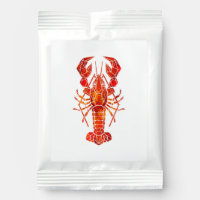 Red polygonal lobster