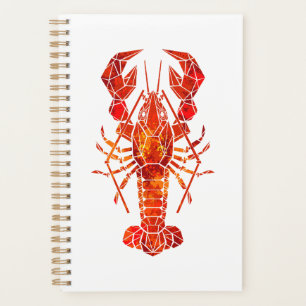 Red polygonal lobster planner