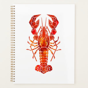 Red polygonal lobster planner