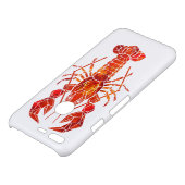 Red polygonal lobster uncommon google pixel case (Top)