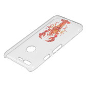 Red polygonal lobster uncommon google pixel case (Top)