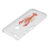 Red polygonal lobster uncommon google pixel XL case (Top)
