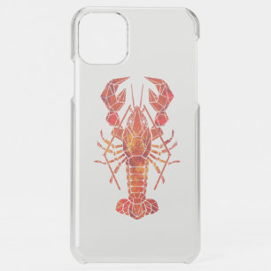 Red polygonal lobster iPhone 11 pro max case