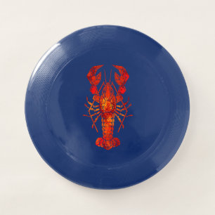 Red polygonal lobster Wham-O frisbee