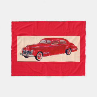 red Pontiac Torpedo Fleece Blanket
