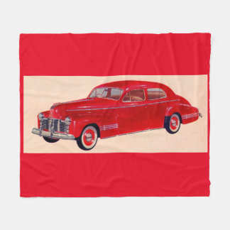 red Pontiac Torpedo Fleece Blanket