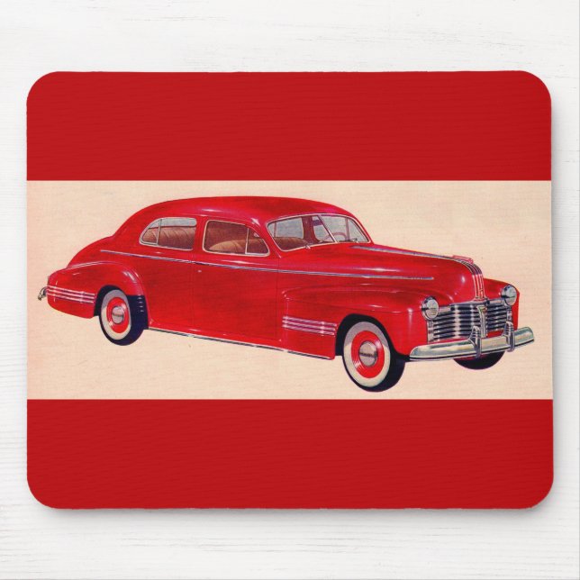 red Pontiac Torpedo Mouse Pad (Front)
