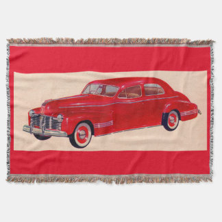 red Pontiac Torpedo Throw Blanket