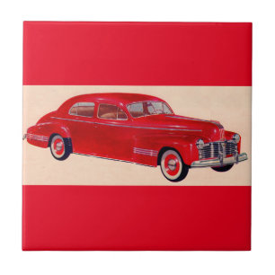 red Pontiac Torpedo Tile
