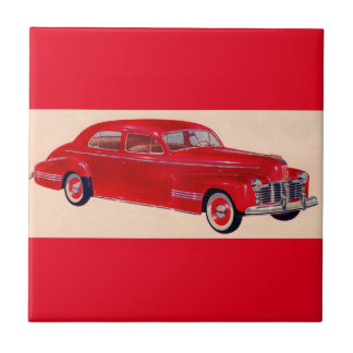 red Pontiac Torpedo Tile