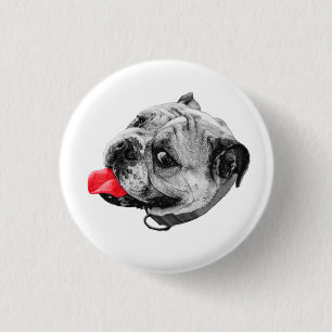 Red Pop Badge Button