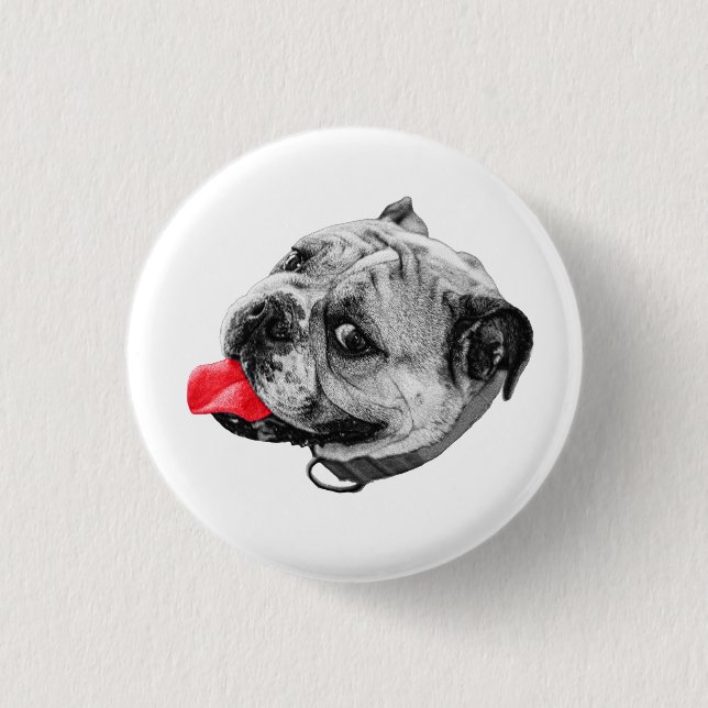 Red Pop Badge Button (Front)