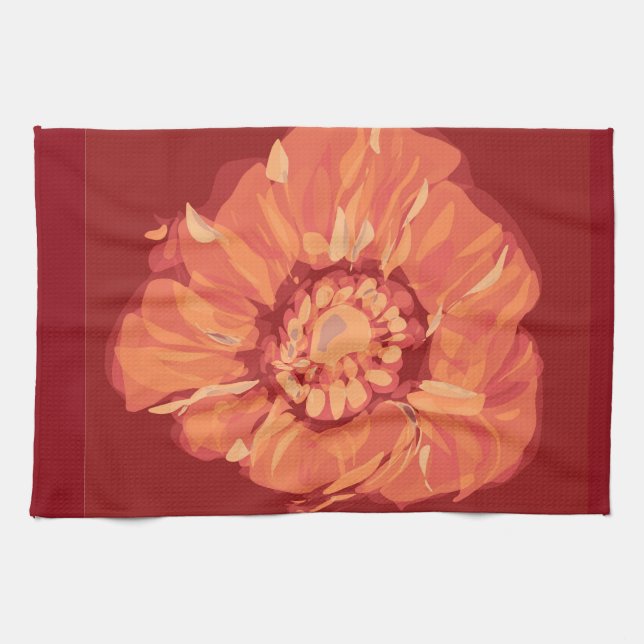red poppie towel (Horizontal)