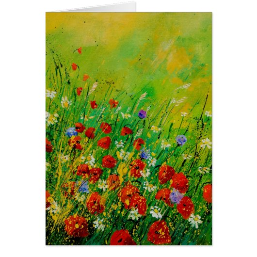 red poppies 450708 cards (Front)