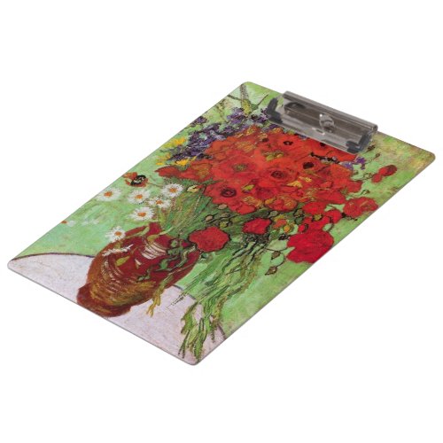 Red Poppies and Daisies by Vincent van Gogh Clipboard