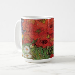 Red Poppies and Daisies By Vincent Van Gogh Coffee Mug