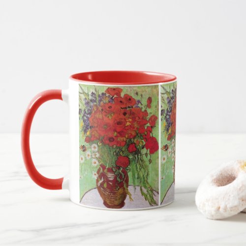 Red Poppies and Daisies by Vincent van Gogh Mug