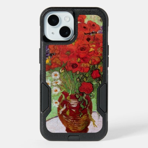 Red Poppies and Daisies by Vincent van Gogh iPhone 15 Case