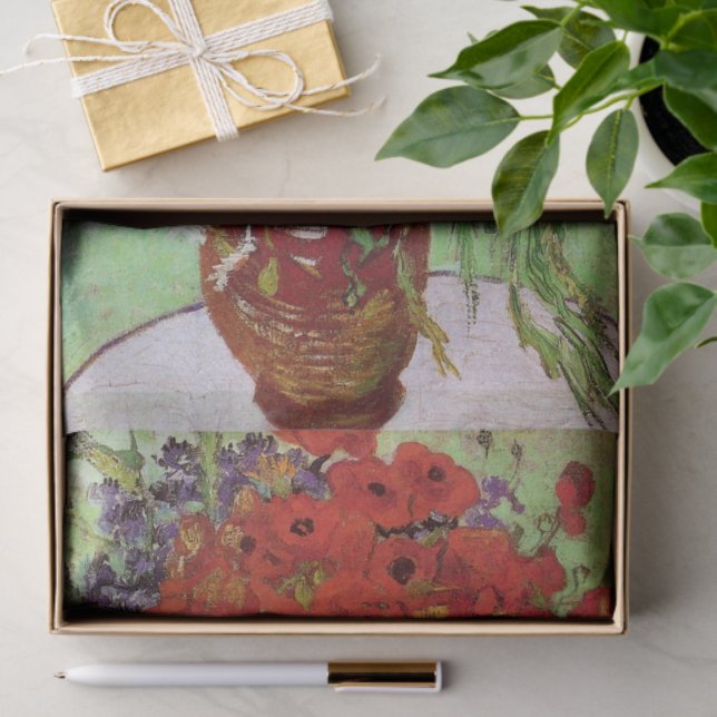 Red Poppies and Daisies by Vincent van Gogh Tissue Paper (Gift)