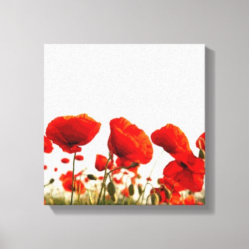 Red Poppies Canvas Print