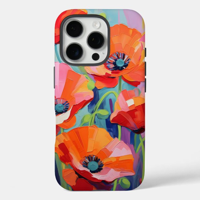 Red poppies Case-Mate iPhone case (Back)