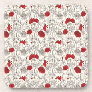 Red Poppies Coaster