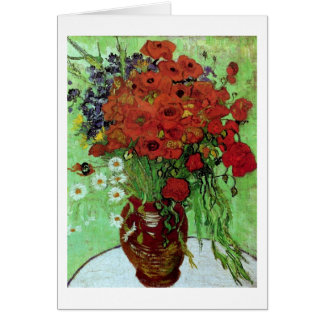 Red Poppies & Daisies (F280) Van Gogh Fine Art Cards