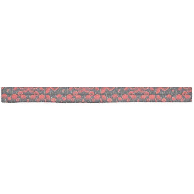 Red Poppies  Elastic Hair Tie (Unwrapped)