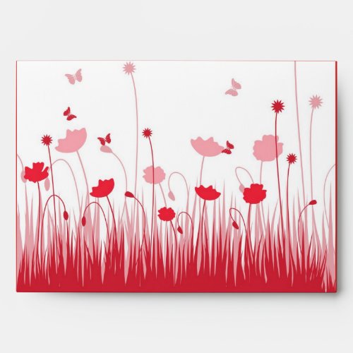 Red poppies Envelope