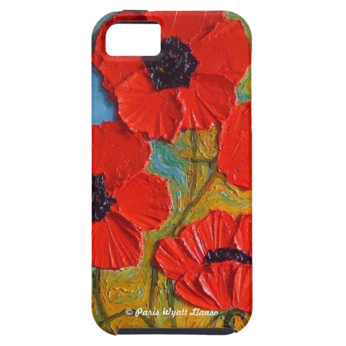 Red Poppies iPhone 5 Case