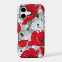 Red poppies