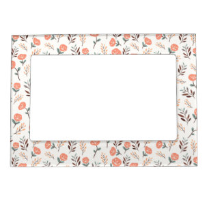 Red Poppies Magnetic Photo Frame