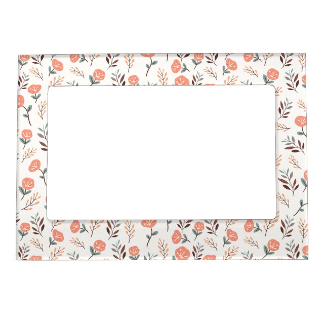Red Poppies Magnetic Photo Frame (Front)