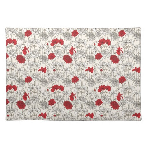 Red Poppies Placemat