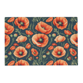 Red Poppies Placemats